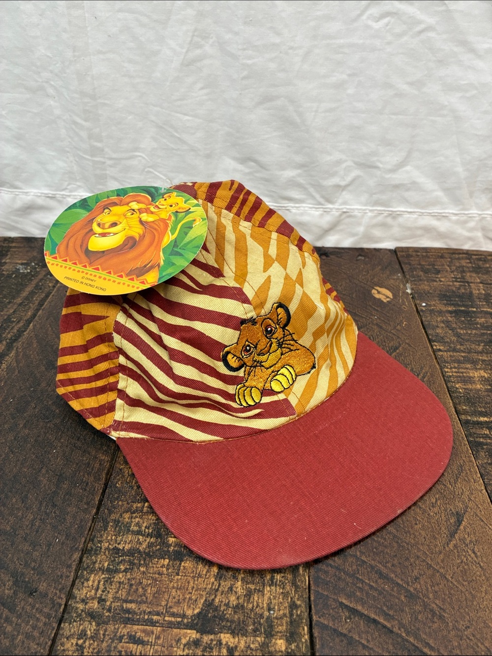 NWT Lion King Simba Kids Hat NOS Vintage Disney Promo Fresh Caps Baseball Cap